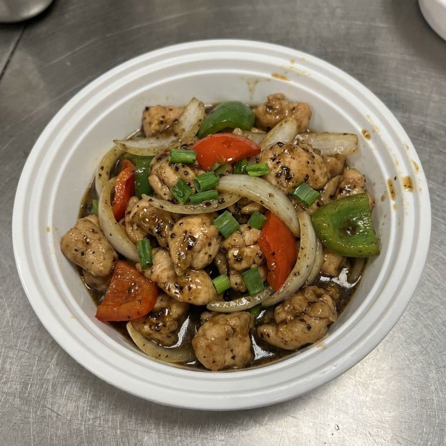 Stir Fried Chicken with Black Peppers