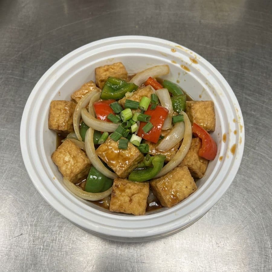 Stir Fried Tofu with Oyster Sauce