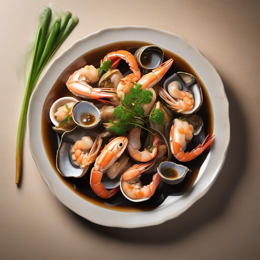 Stir Fried Seafood with Oyster Sauce