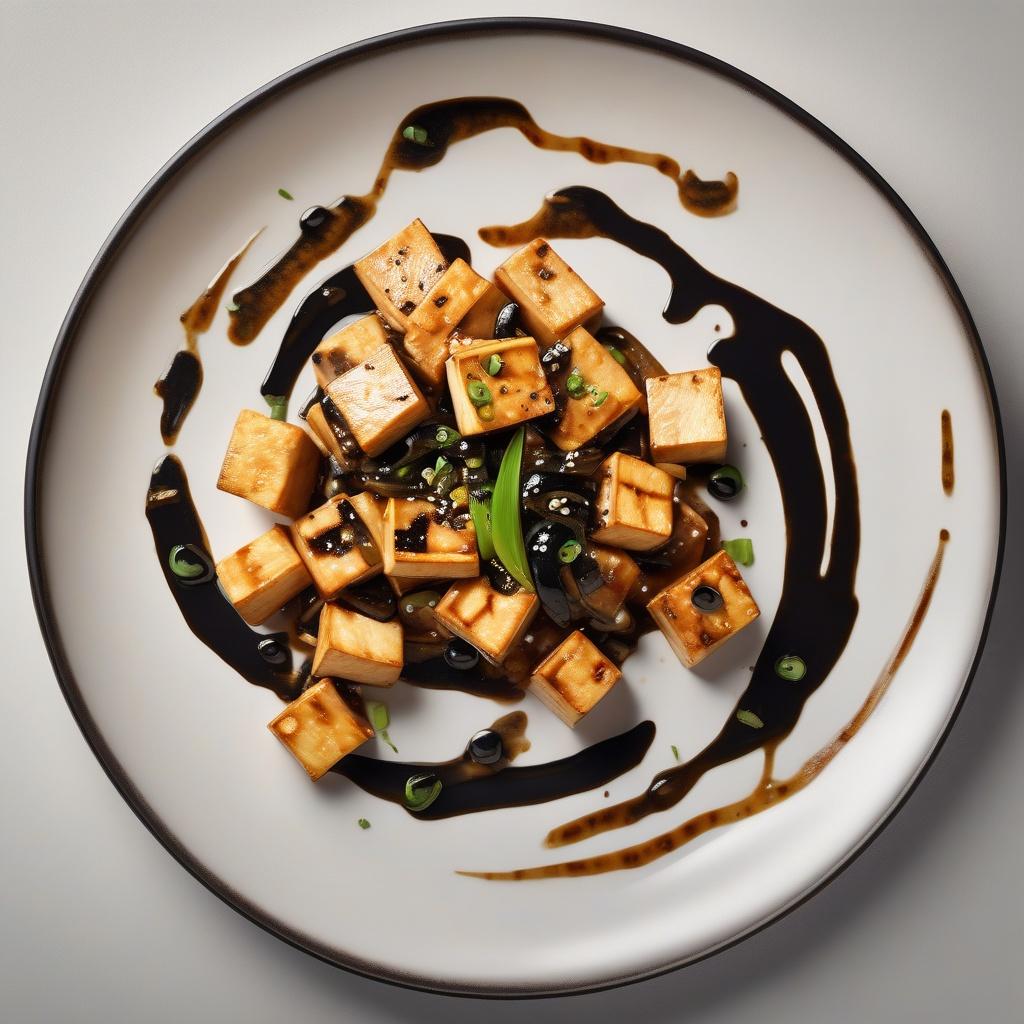 Stir Fried Tofu with Black Peppers