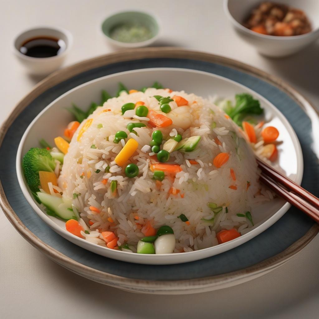 Gra Pow Fried Rice with Vegetables