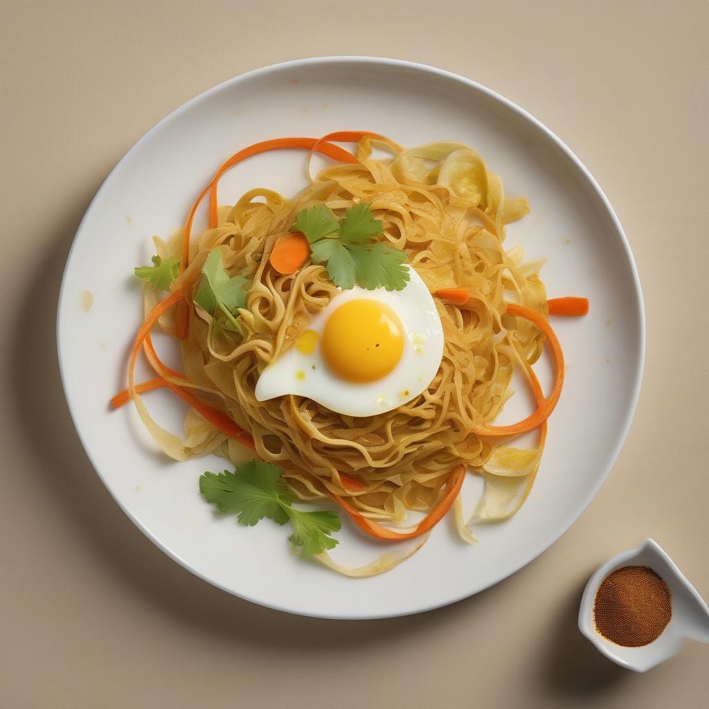 Shrimp Pad Sen with Curry