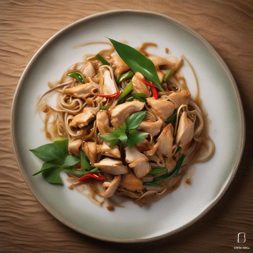 Chicken Pad Kee Mao
