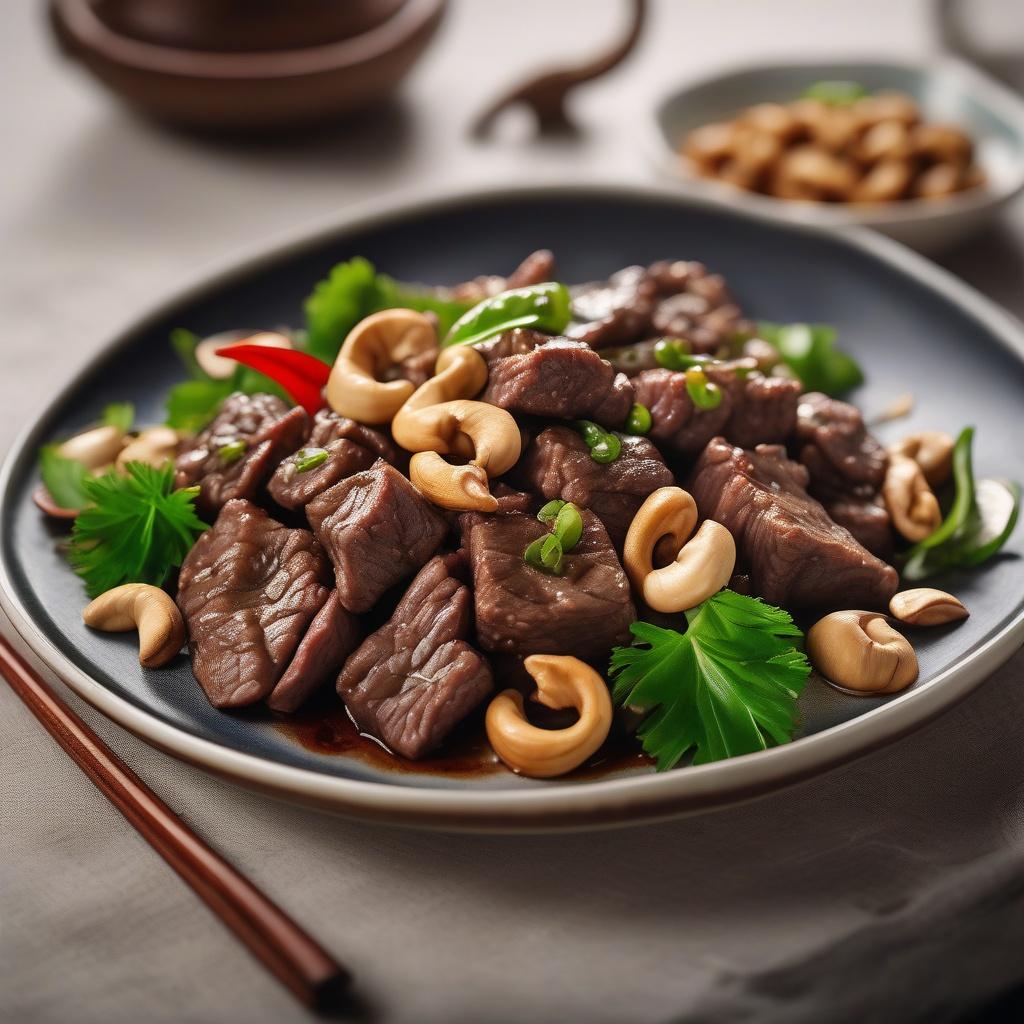 Stir Fried Beef with Cashew