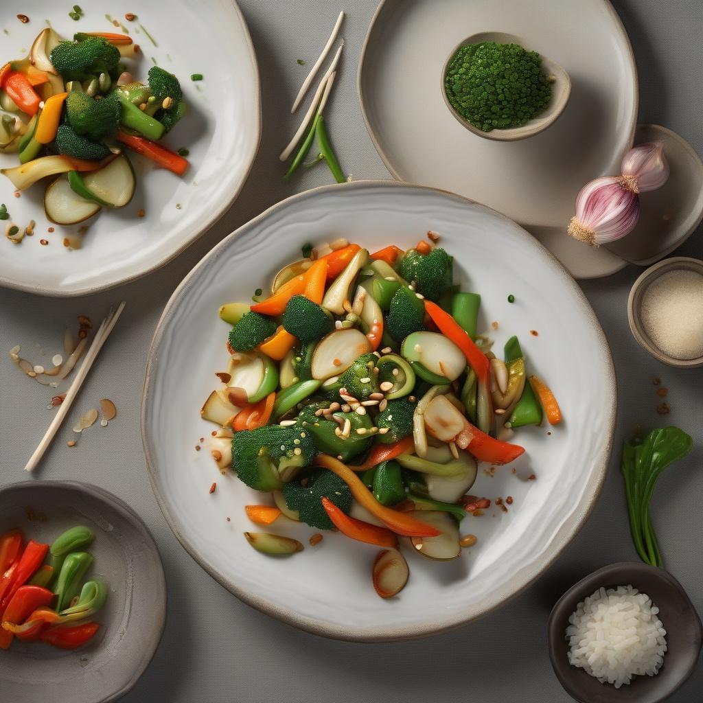 Stir Fried Vegetable with Garlic