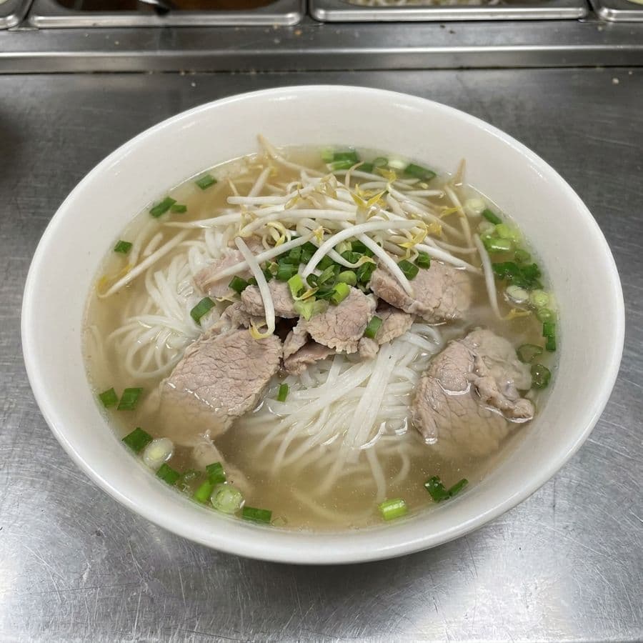 Thai Noodles Soup with Pork