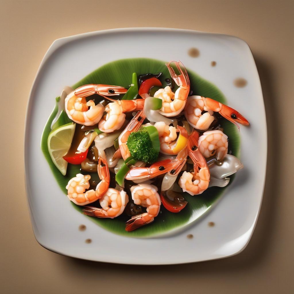 Stir Fried Shrimp with Oyster Sauce