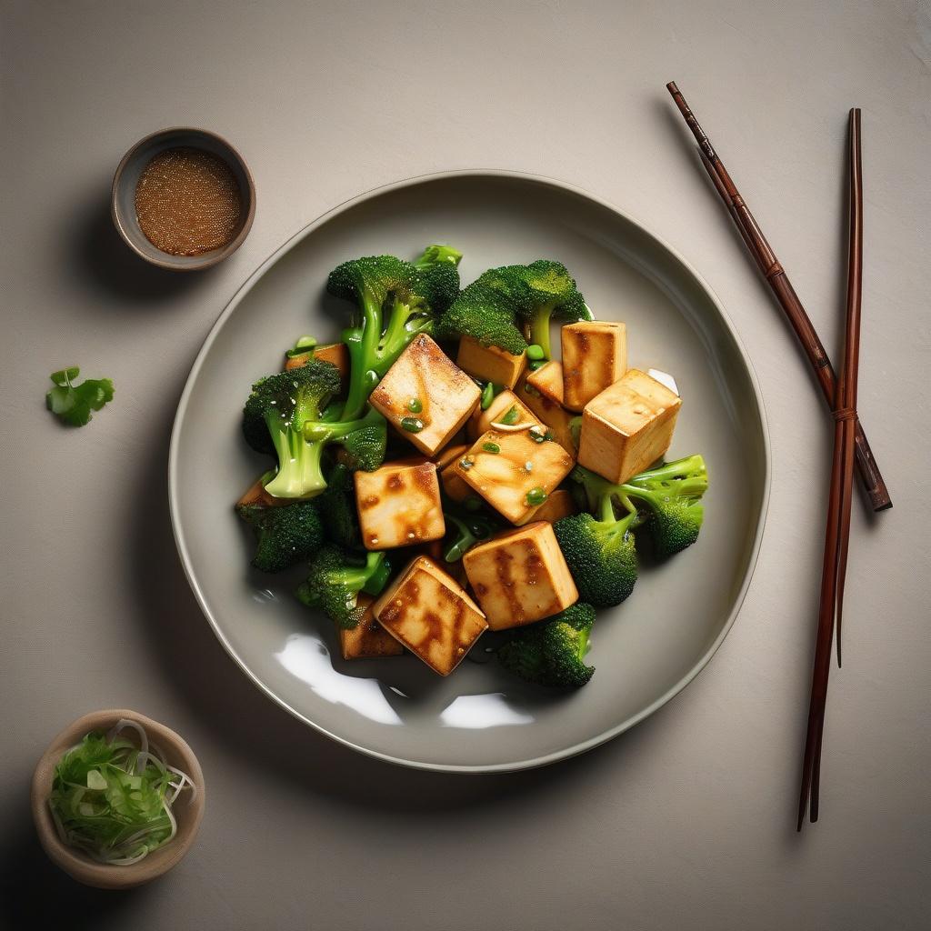 Stir Fried Tofu with Broccoli