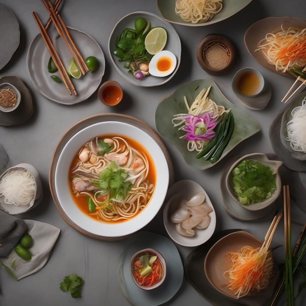 Thai House Noodles Soup