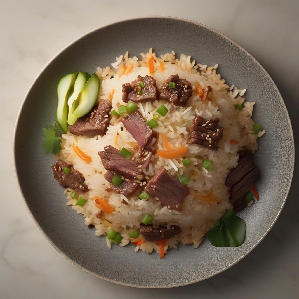 Gra Pow Fried Rice with Beef