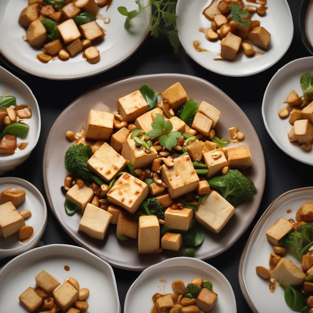 Stir Fried Tofu with Cashew