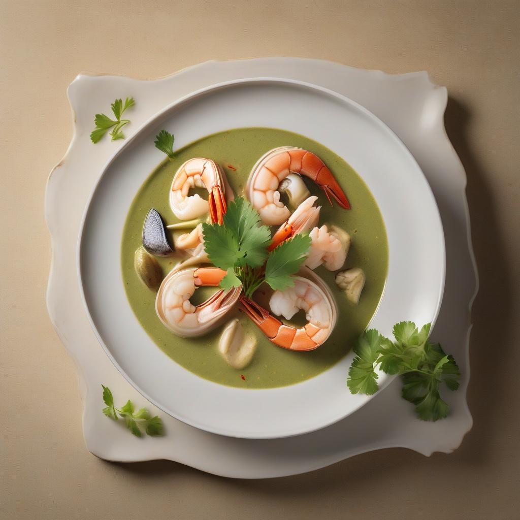 Seafood Green Curry