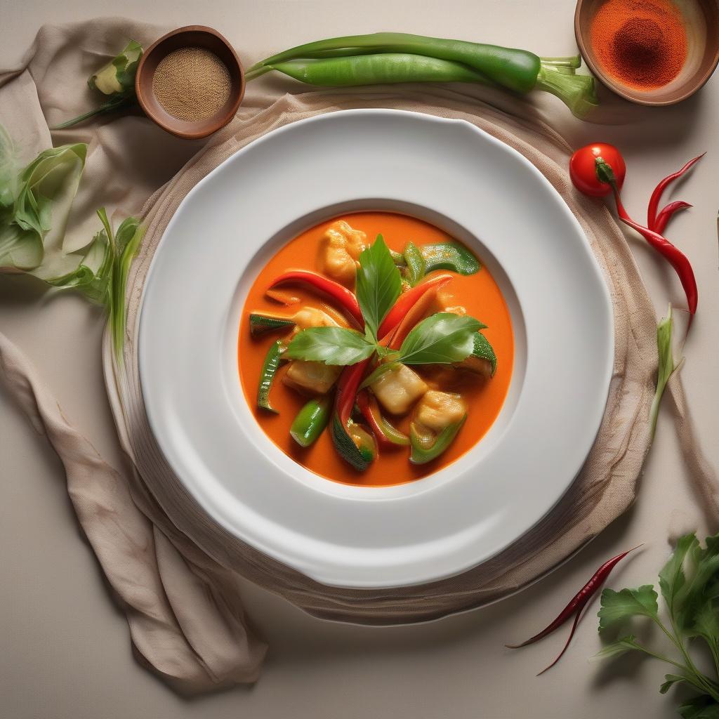 Vegetables Red Curry