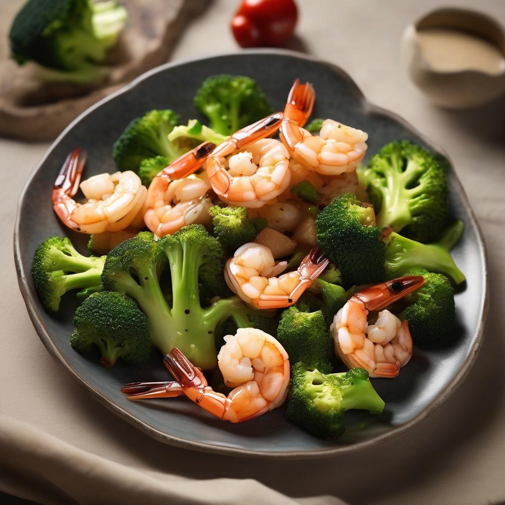 Stir Fried Shrimp with Broccoli