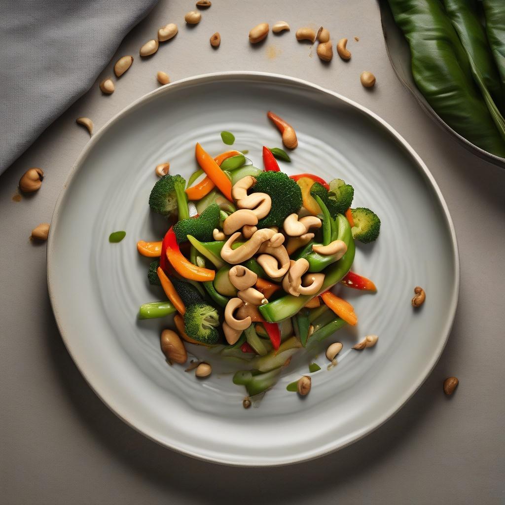 Stir Fried Vegetable with Cashew