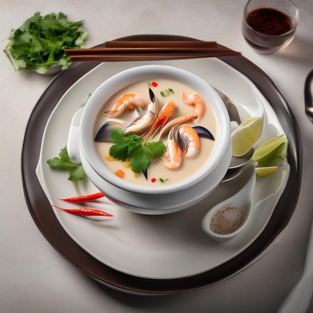 Tom Kha Soup with Seafood