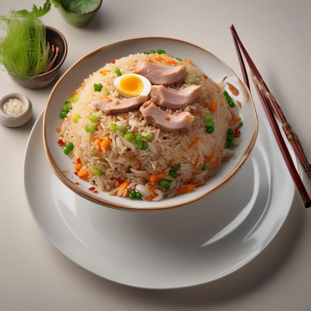 Gra Pow Fried Rice with Pork