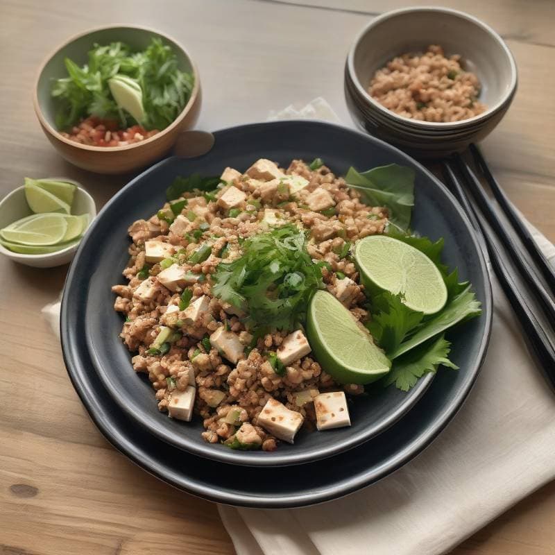 Tofu Larb (Come with Rice)