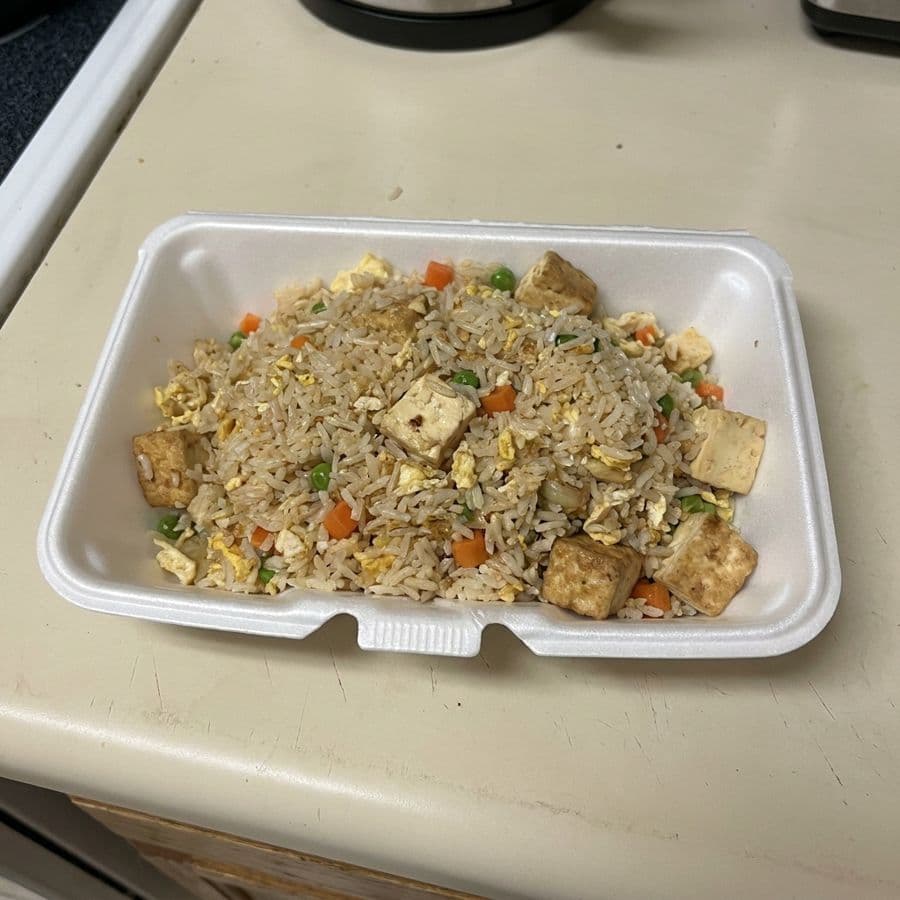 Gra Pow Fried Rice with Tofu