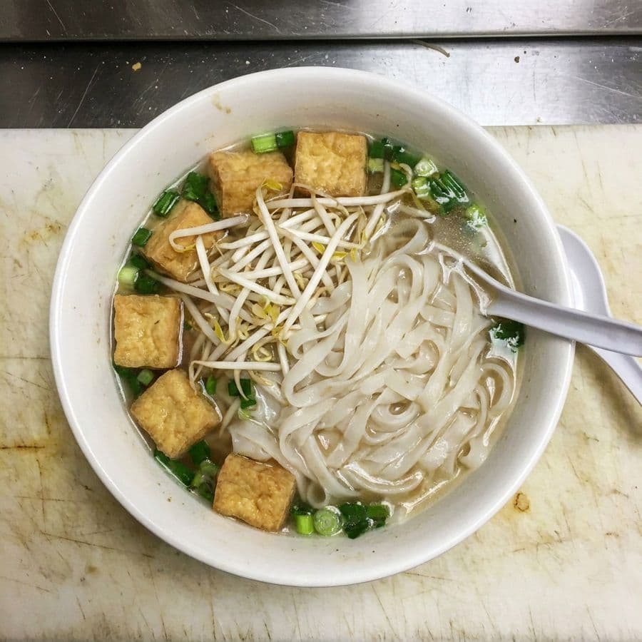 Thai Noodles Soup with Tofu