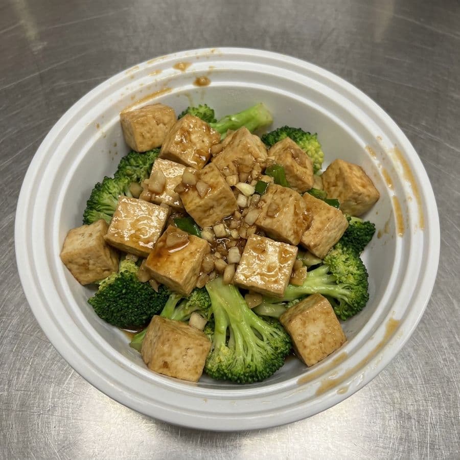 Stir Fried Tofu with Garlic