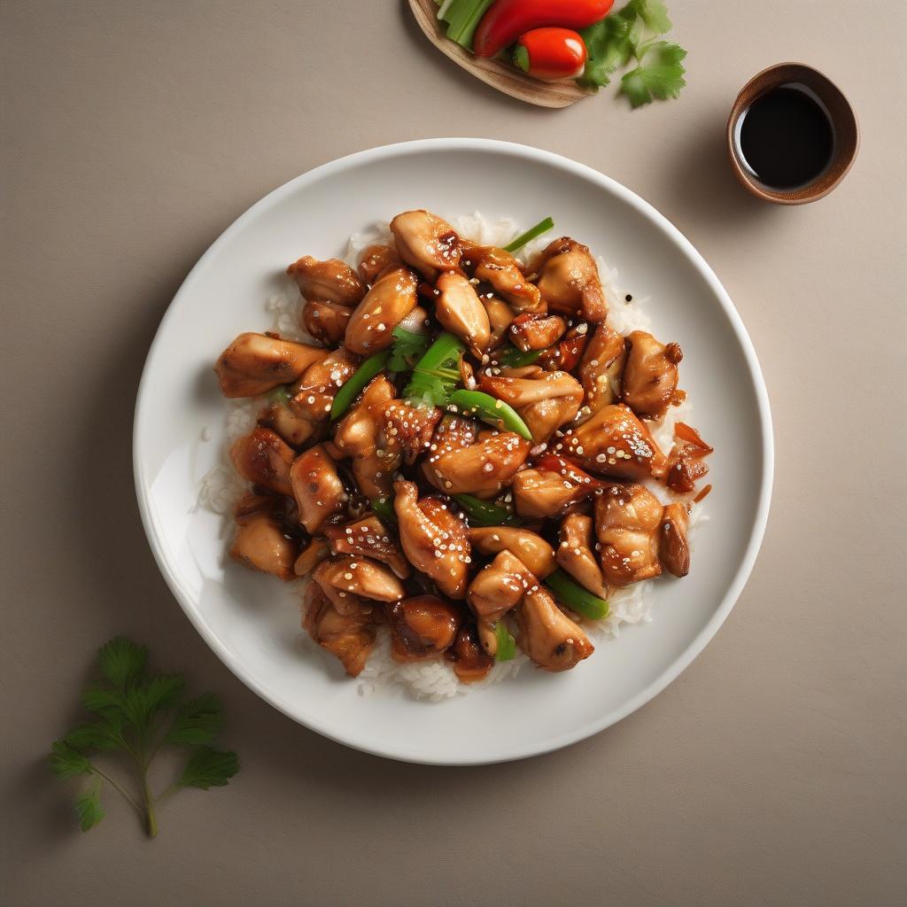 Stir Fried Chicken with Garlic